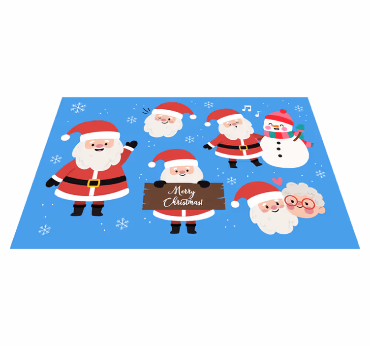 Set de table noël personnages de noël - TenStickers