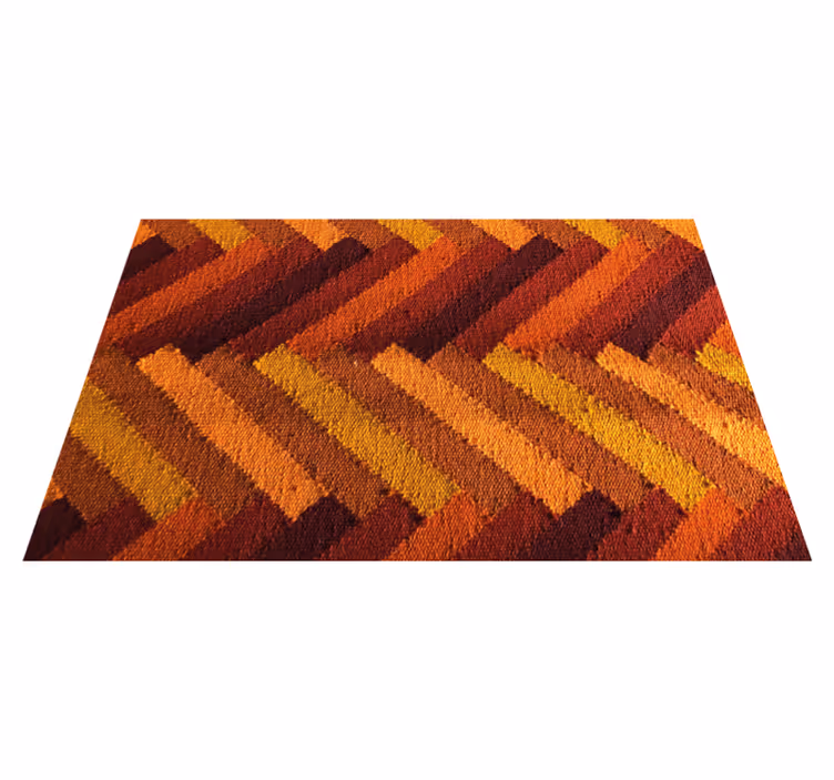 Set de table design bois motif géométrique vibrant - TenStickers