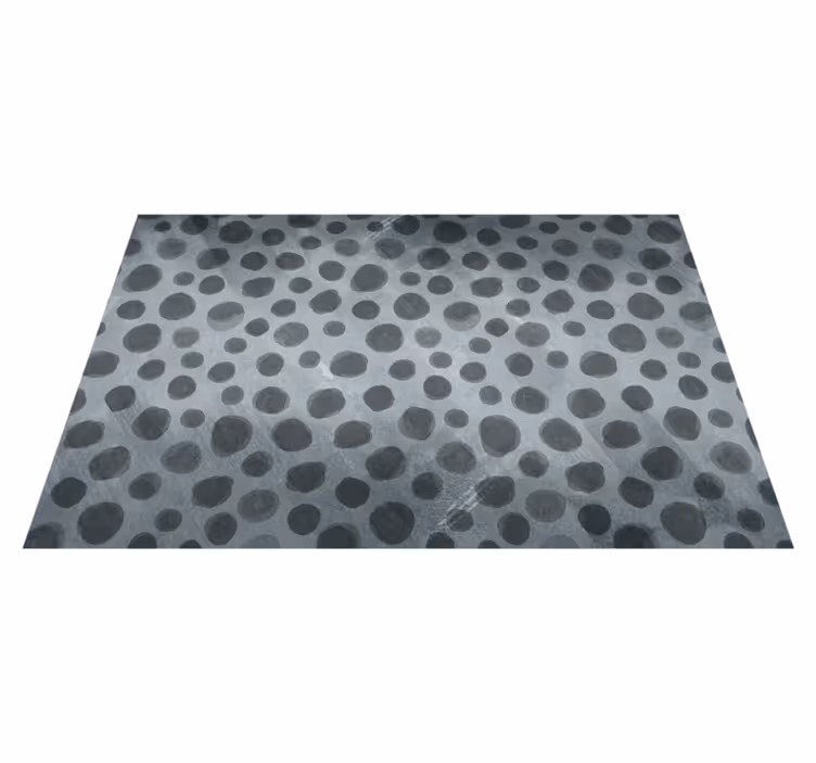 Set de table design bois à pois gris - TenStickers