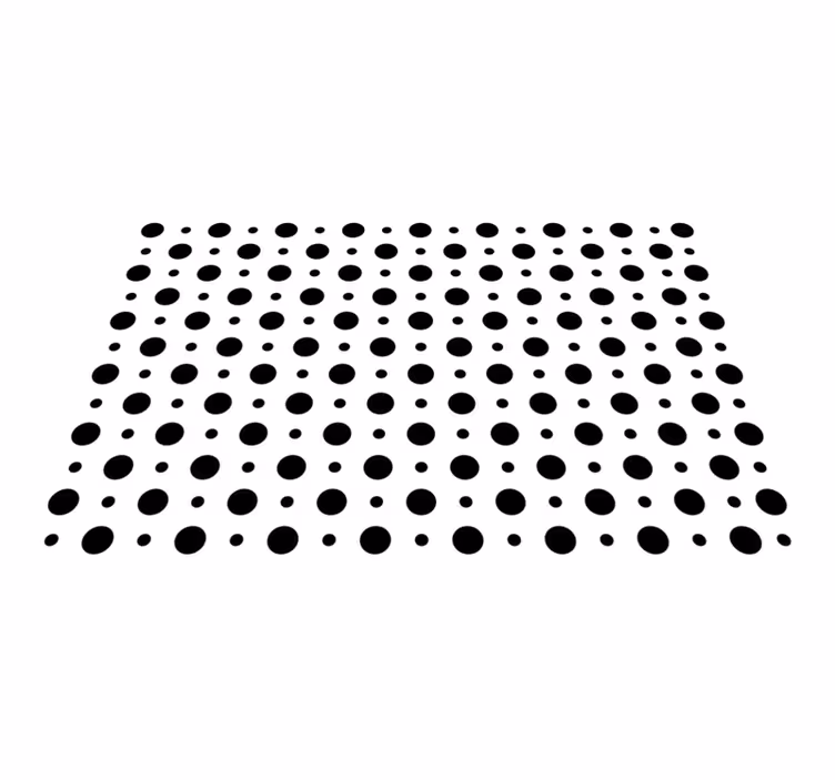 Set de table design bois pois noirs - TenStickers