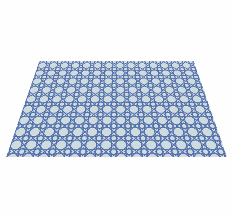 Set de table design bois motif bleu élégant - TenStickers