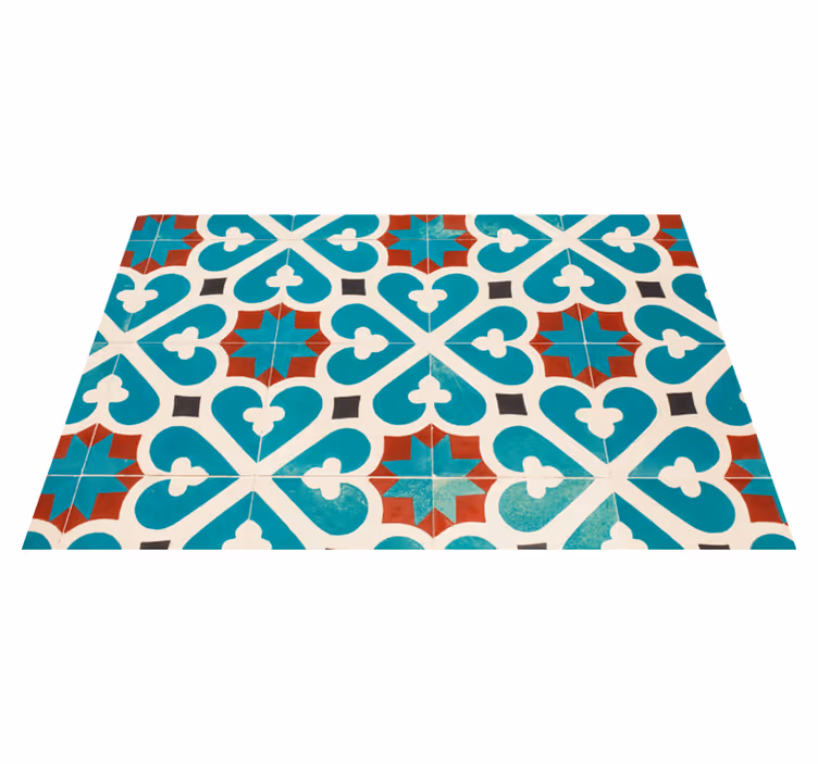 Set de table design bois concept géométrique vivant - TenStickers