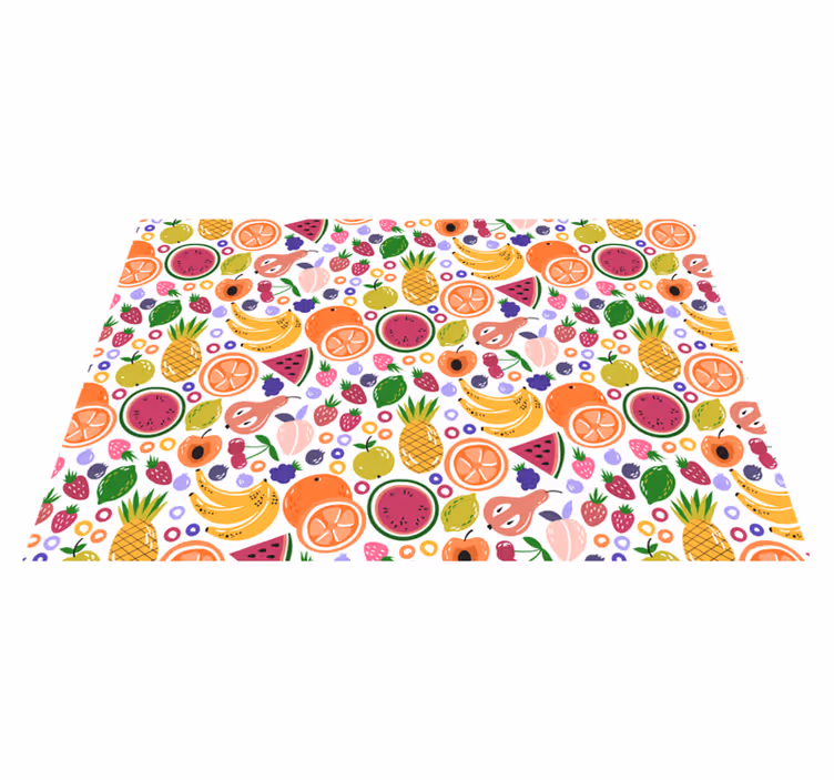 Set de table design enfant imprimé fruits - TenStickers