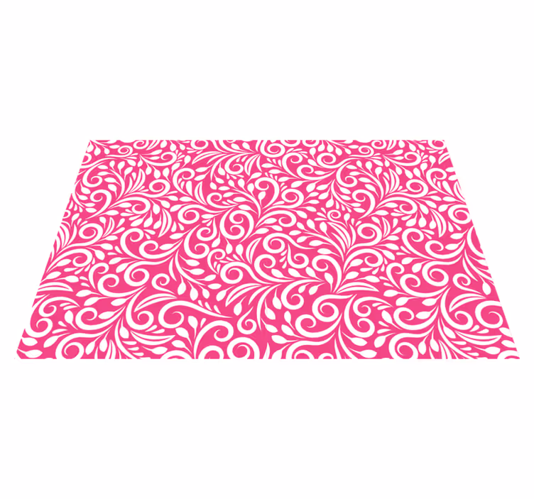 Set de table design bois motif tourbillon floral - TenStickers