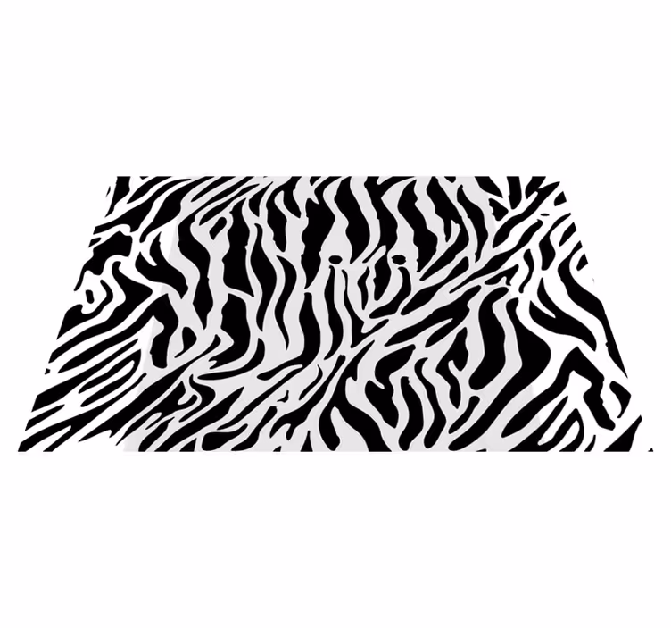 Set de table pour maison sticker noir et blanc - TenStickers
