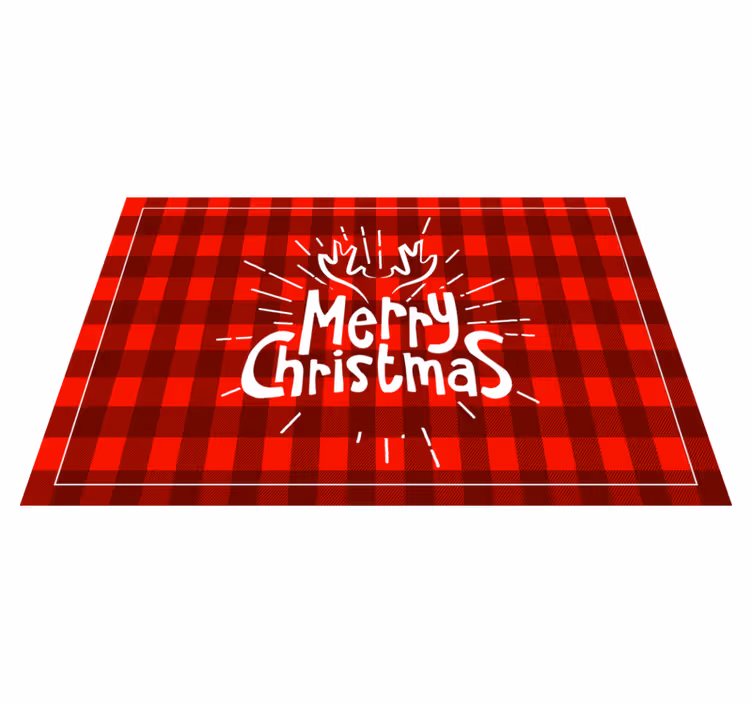 Set de table noël design joyeux noël - TenStickers