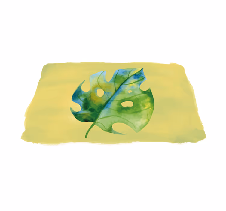 Set de table original feuille de monstera - TenStickers