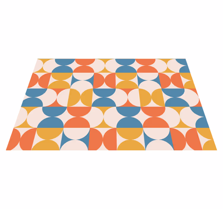 Set de table rectangulaire sticker géométrique - TenStickers