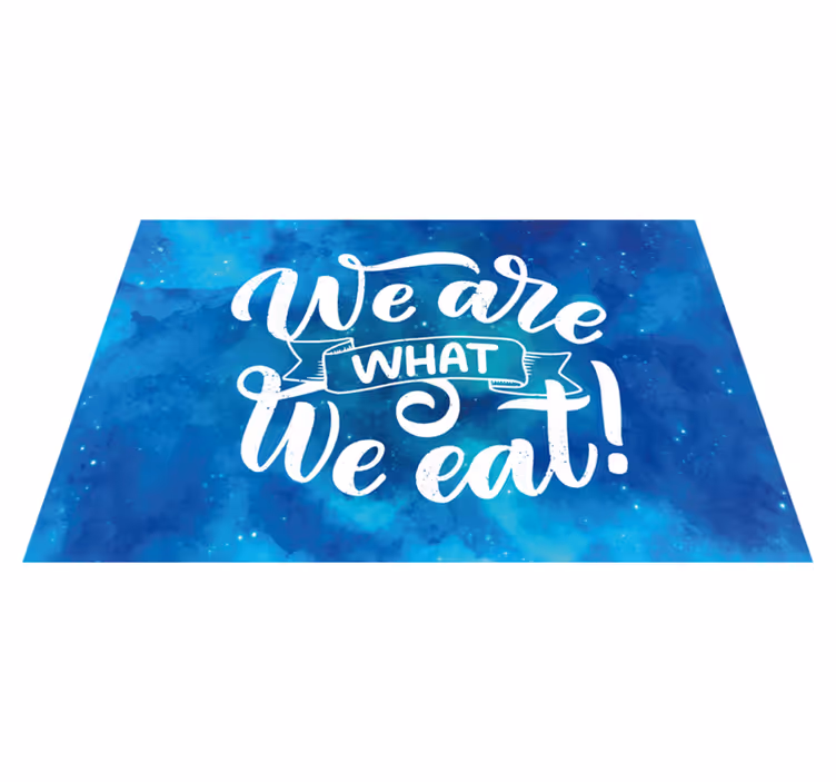 Set de table design citation art de citation inspirante - TenStickers