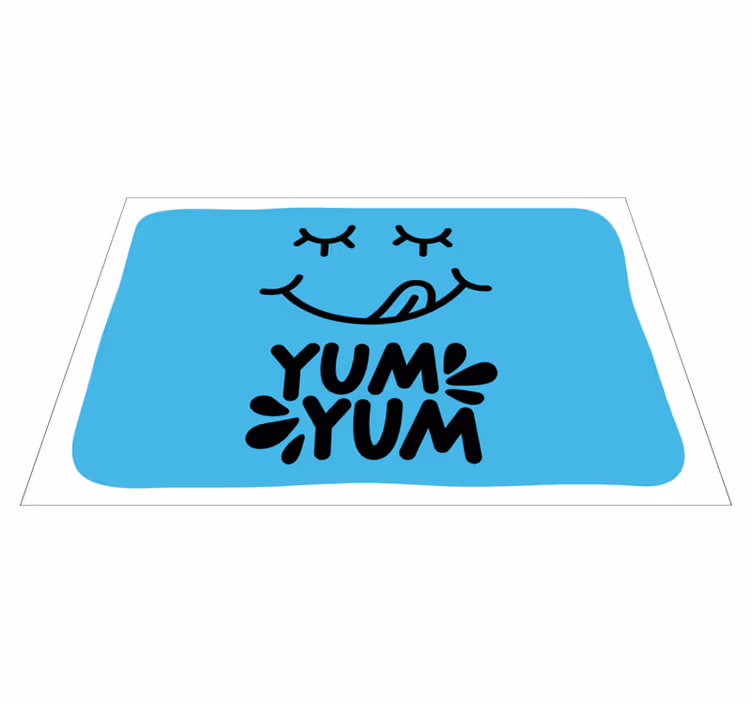 Set de table original expression ludique de nourriture - TenStickers