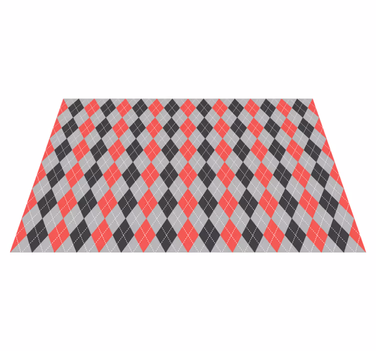Set de table design bois motif argyle géométrique - TenStickers
