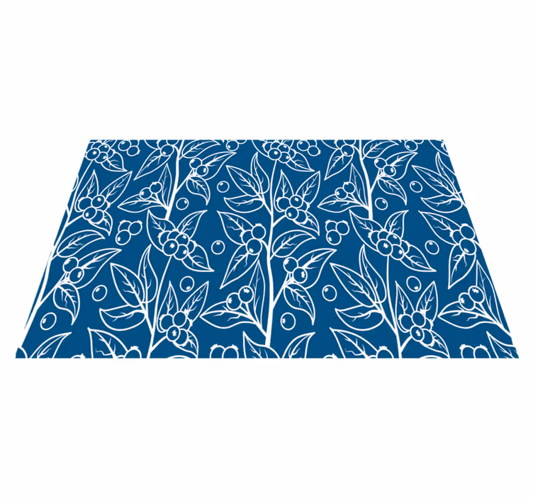 Set de table design bois motif floral délicat - TenStickers