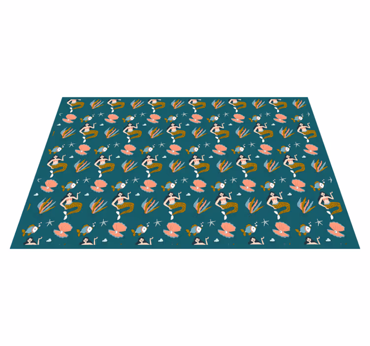 Set de table design enfant motif coquillage sirène - TenStickers