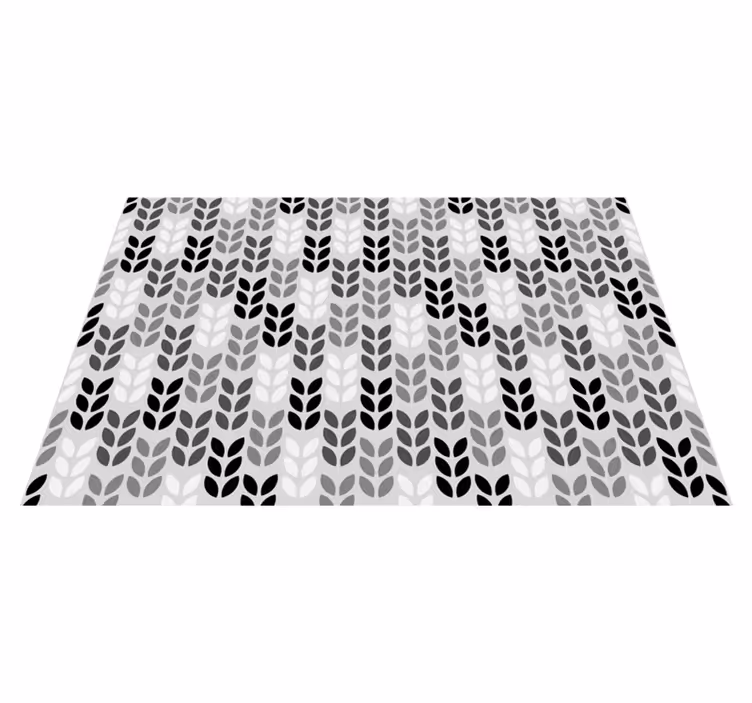 Set de table design bois motif feuillage - TenStickers