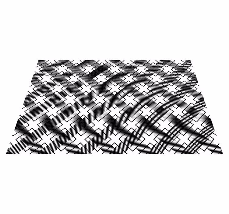 Set de table design bois texture géométrique - TenStickers