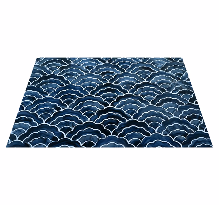 Set de table design bois concept vague océane - TenStickers