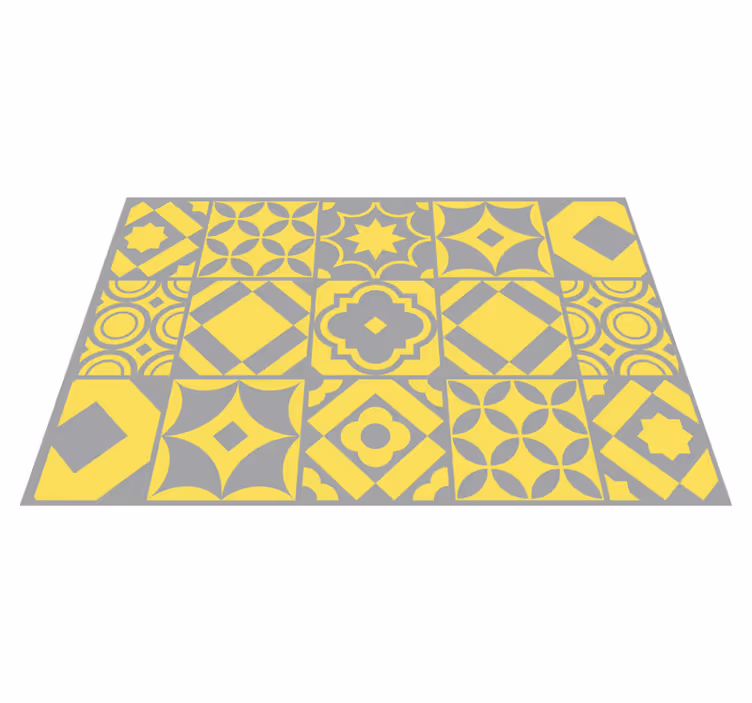 Set de table design bois motif géométrique - TenStickers