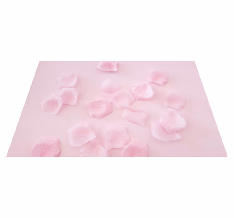 Set de table design bois arrangement floral délicat - TenStickers