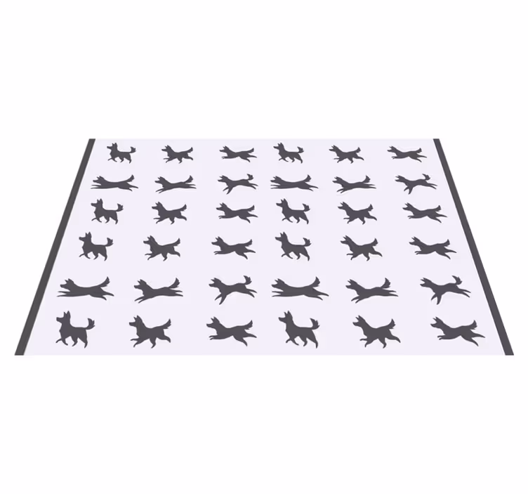 Set de table original motif canin stylé - TenStickers