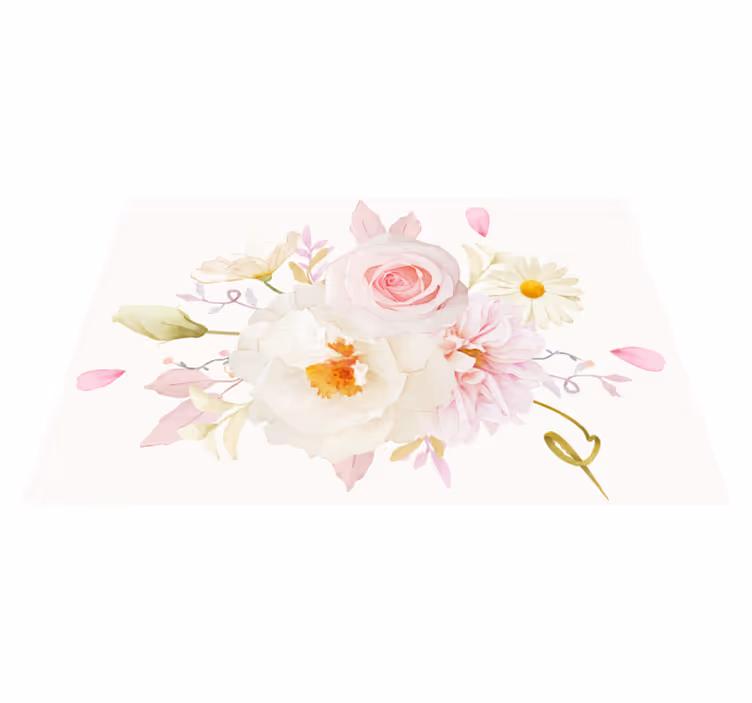 Set de table original arrangement floral enchanteur - TenStickers