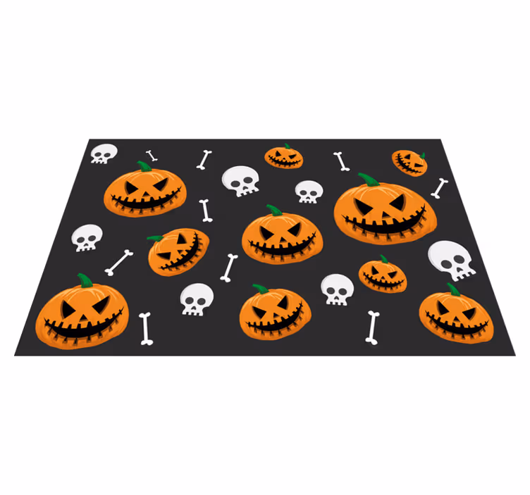 Set de table halloween motif citrouille - TenStickers