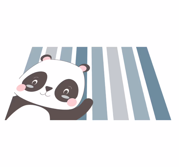 Set de table design enfant panda en personnage - TenStickers