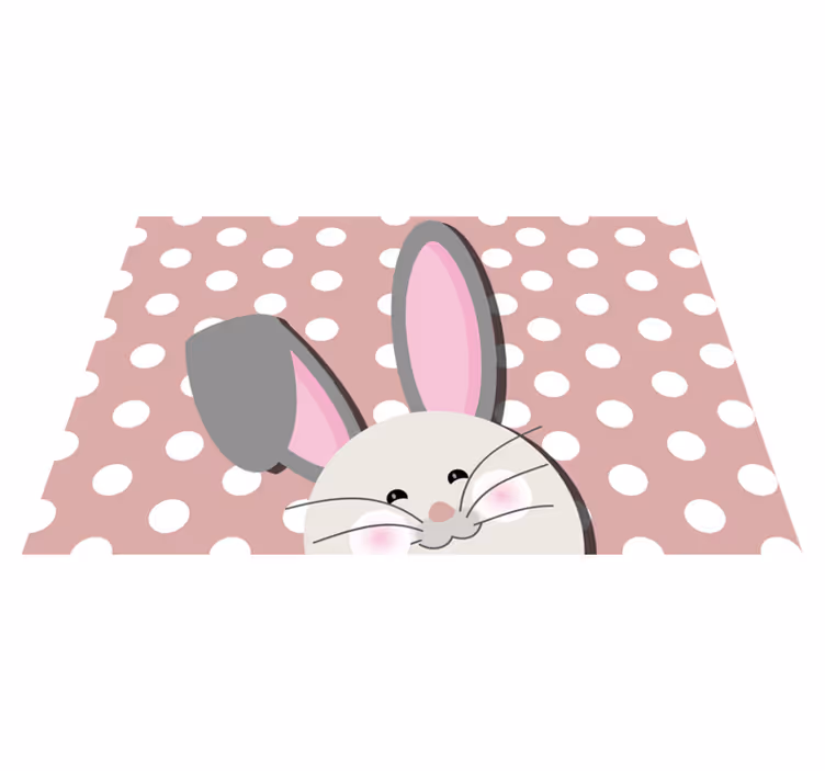 Set de table design enfant lapin joyeux - TenStickers