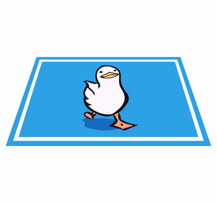 Set de table design enfant canard en cartoon - TenStickers