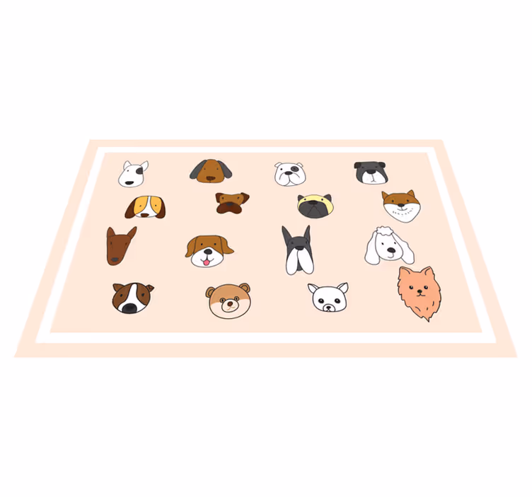 Set de table design enfant collection visages d'animaux - TenStickers