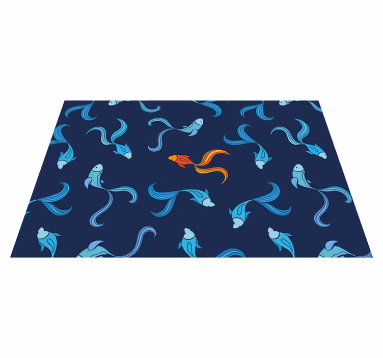 Set de table original motif de poissons vibrants - TenStickers
