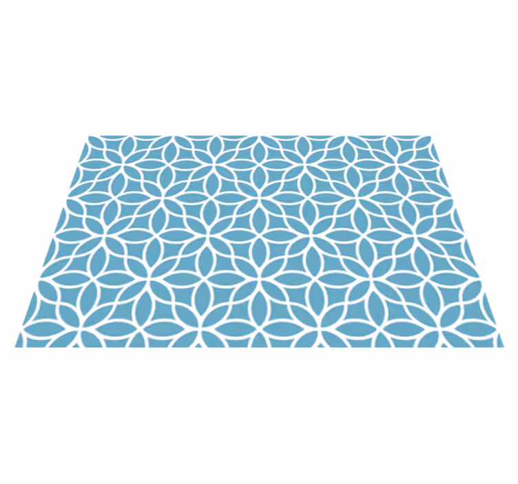 Set de table design bois motif floral géométrique - TenStickers