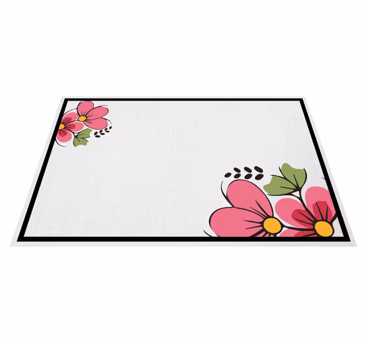 Set de table original design floral - TenStickers