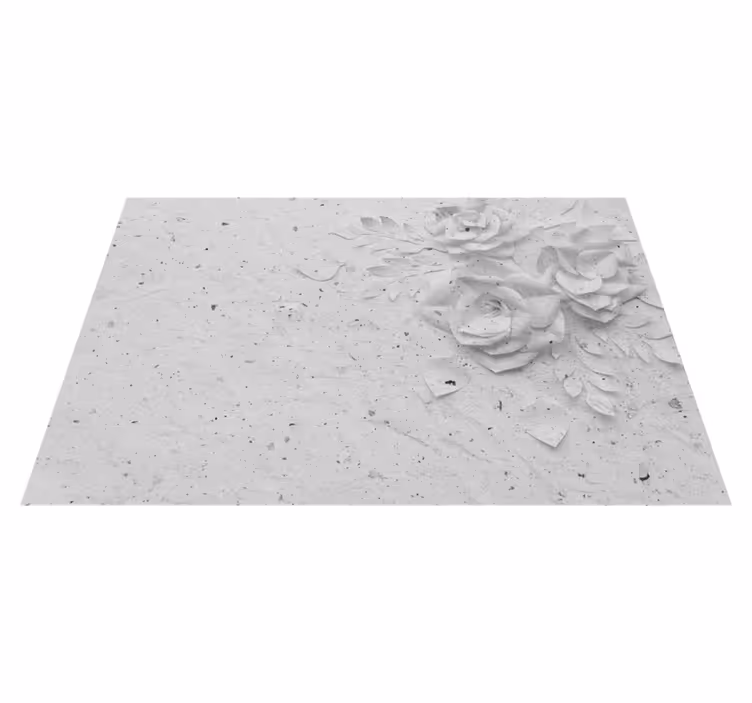 Set de table design bois relief floral élégant - TenStickers