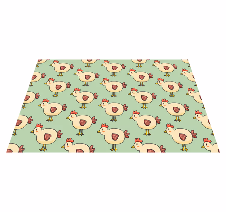 Set de table design enfant poules charmantes répétées - TenStickers