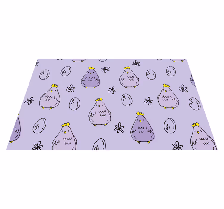 Set de table design enfant motif poules mignonnes - TenStickers
