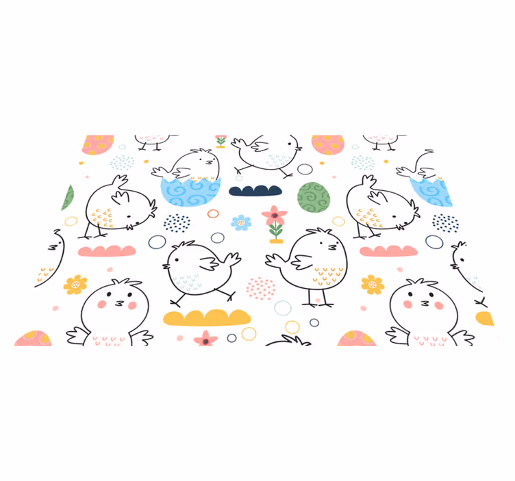 Set de table design enfant motifs d'oiseaux mignons - TenStickers