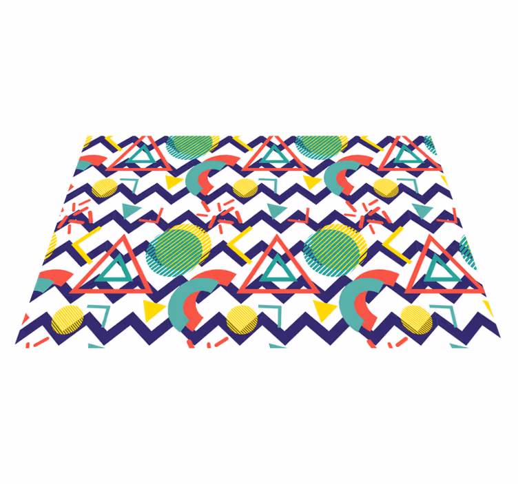 Set de table moderne conception de motifs géométriques - TenStickers