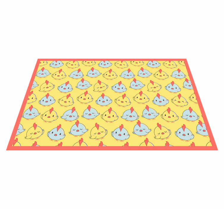 Set de table design enfant motif poussin mignon - TenStickers