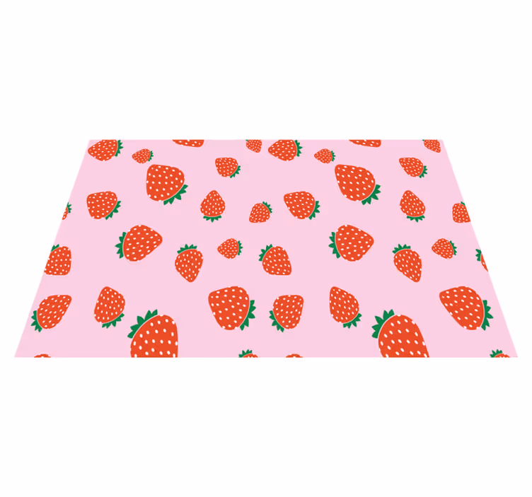 Set de table design enfant motif fraise - TenStickers