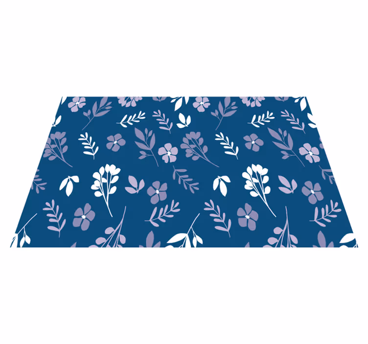 Set de table design bois motif floral botanique - TenStickers