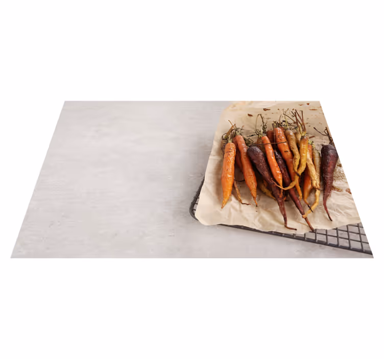 Set de table pour restaurant carottes colorées rôties - TenStickers