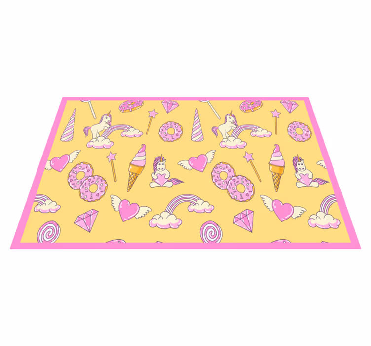 Set de table design enfant licorne ludique - TenStickers