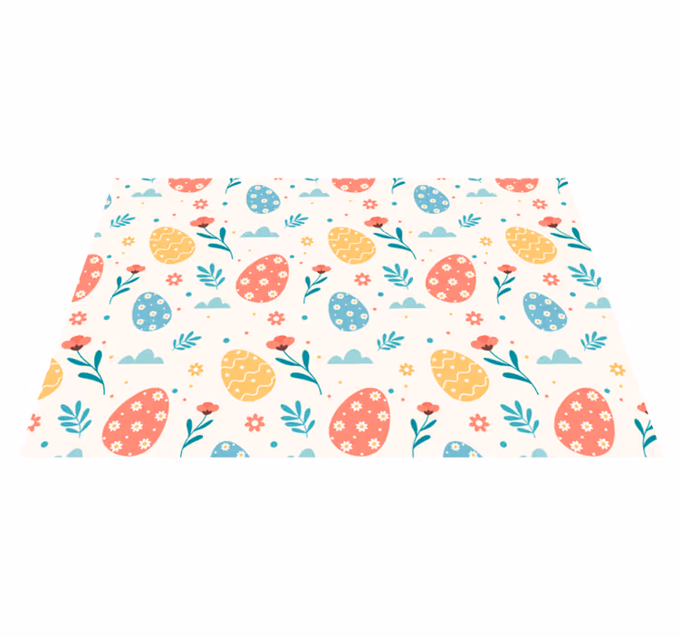 Set de table design enfant motif œufs colorés - TenStickers