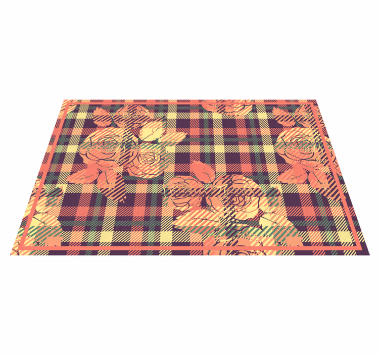 Set de table design bois arrangement botanique - TenStickers