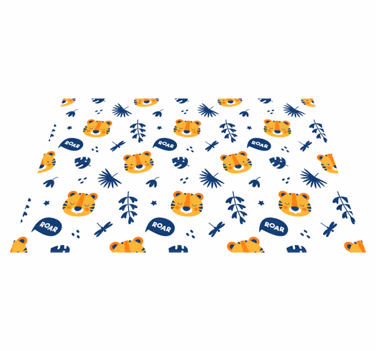 Set de table design enfant motif tête de tigre - TenStickers