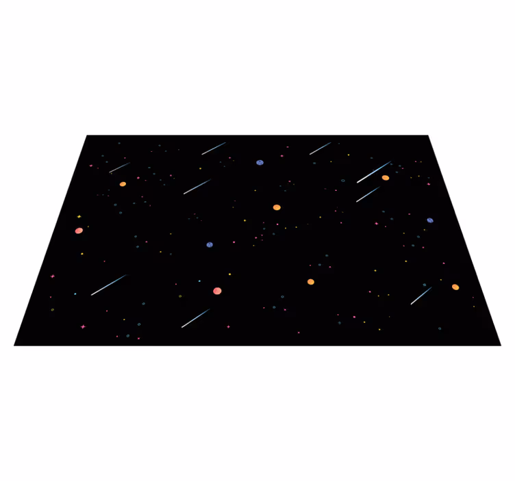 Set de table design enfant repas sur le thème de l'espace - TenStickers