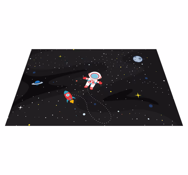 Set de table design enfant astronaute et fusée - TenStickers