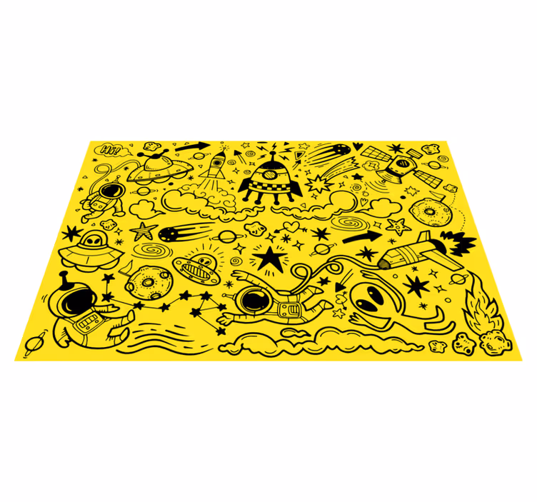 Set de table design enfant motifs aventure spatiale - TenStickers