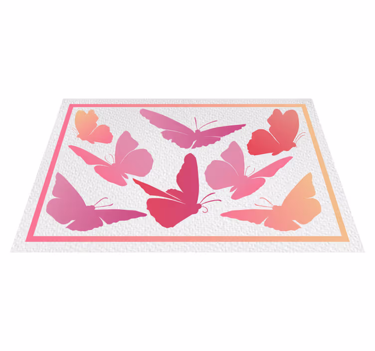 Set de table design enfant Émblème de papillon vibrant - TenStickers