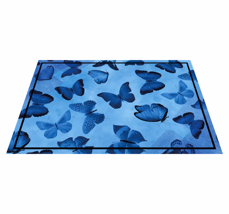 Set de table design bois motif papillon - TenStickers